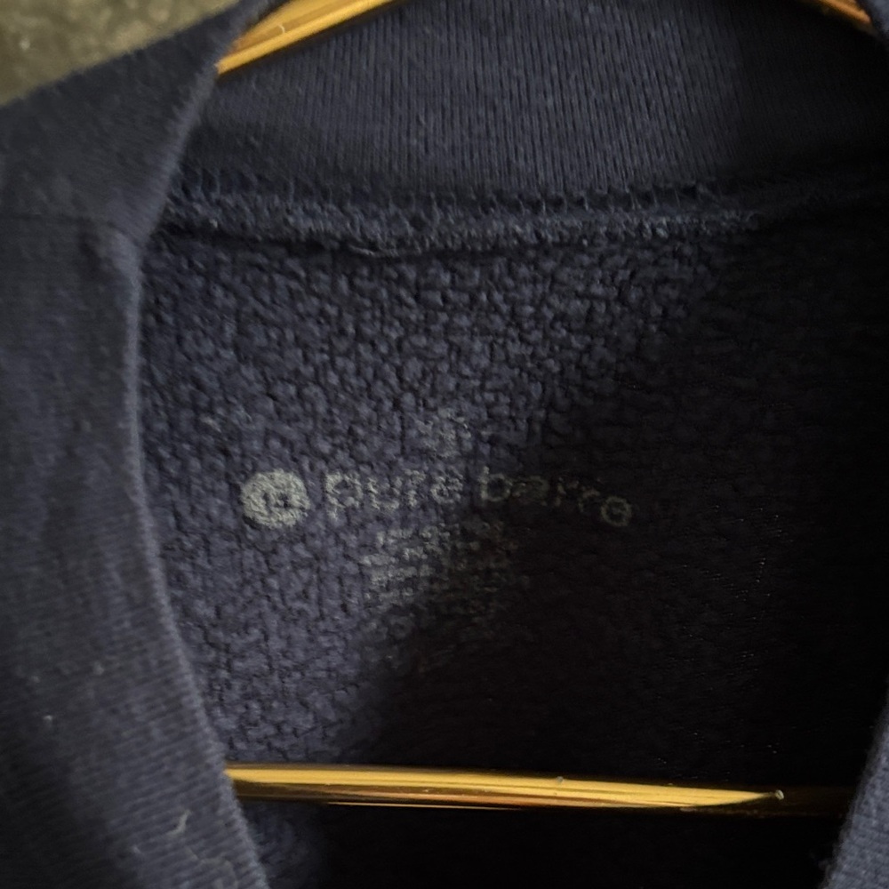 Pure Barre Navy Blue Sweatshirt - Picture 2 of 3